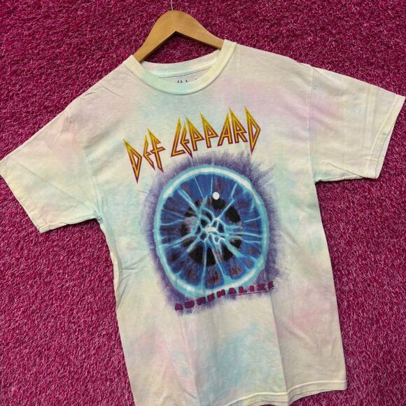 Def Leppard Adrenalize tiedye Rock Tshirt size medium - Picture 3 of 4